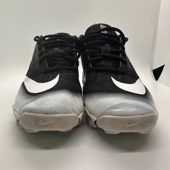 Nike Vapor FastFlex Baseball Cleats Youth Size 1.5Y Athletic Black White Shoes - Picture 5 of 7